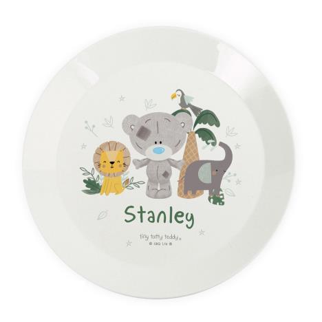 Personalised Tiny Tatty Teddy Jungle Animals Plastic Plate £14.99